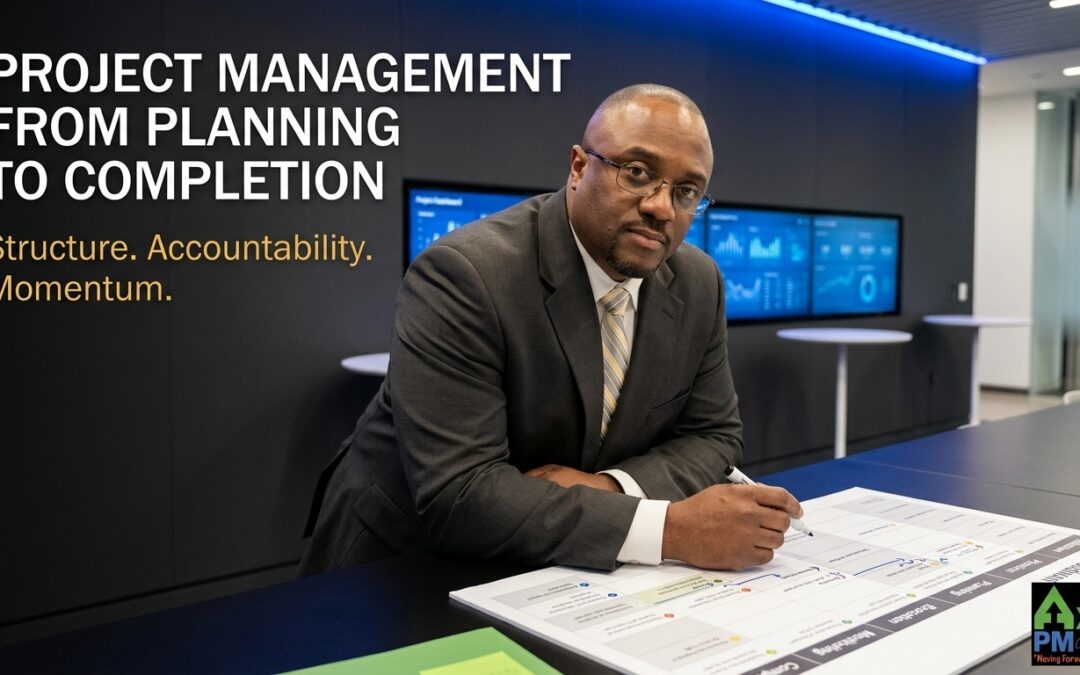 From Plan to Done: Structure, Accountability, and Momentum for Projects That Can’t Stall