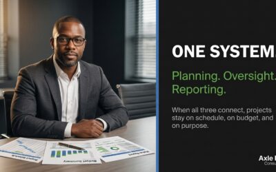 On Schedule, On Budget, On Purpose: When Planning, Oversight, and Reporting Operate as One System