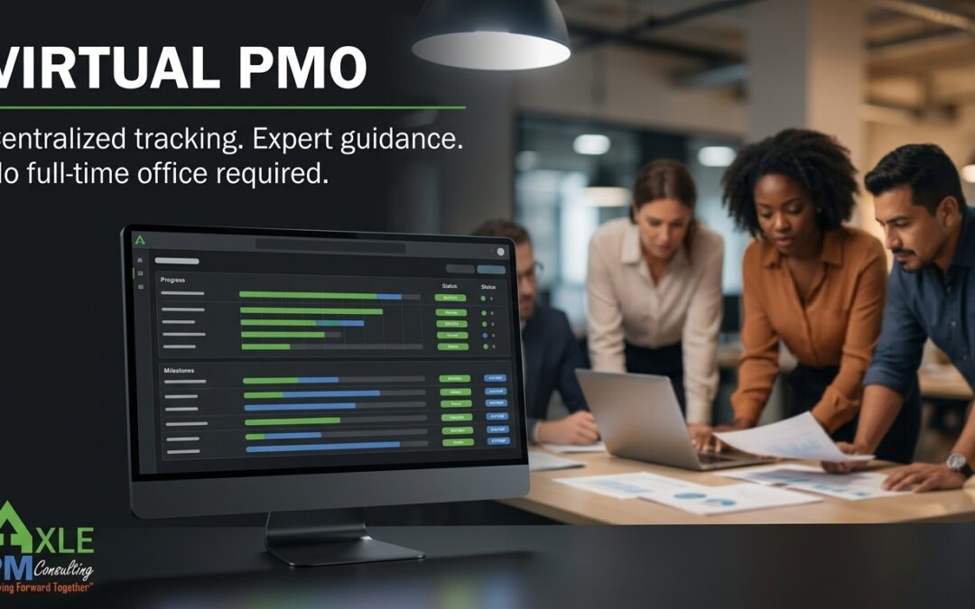 Regain Control Fast: How a Virtual PMO Centralizes Tracking and Expert Guidance—Without Building a Full-Time PM Office